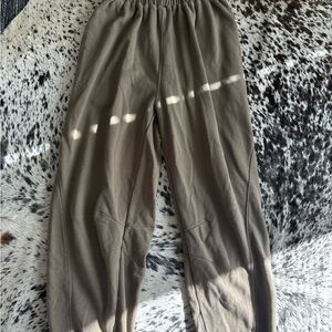 Women’s  Tan barrel sweatPants